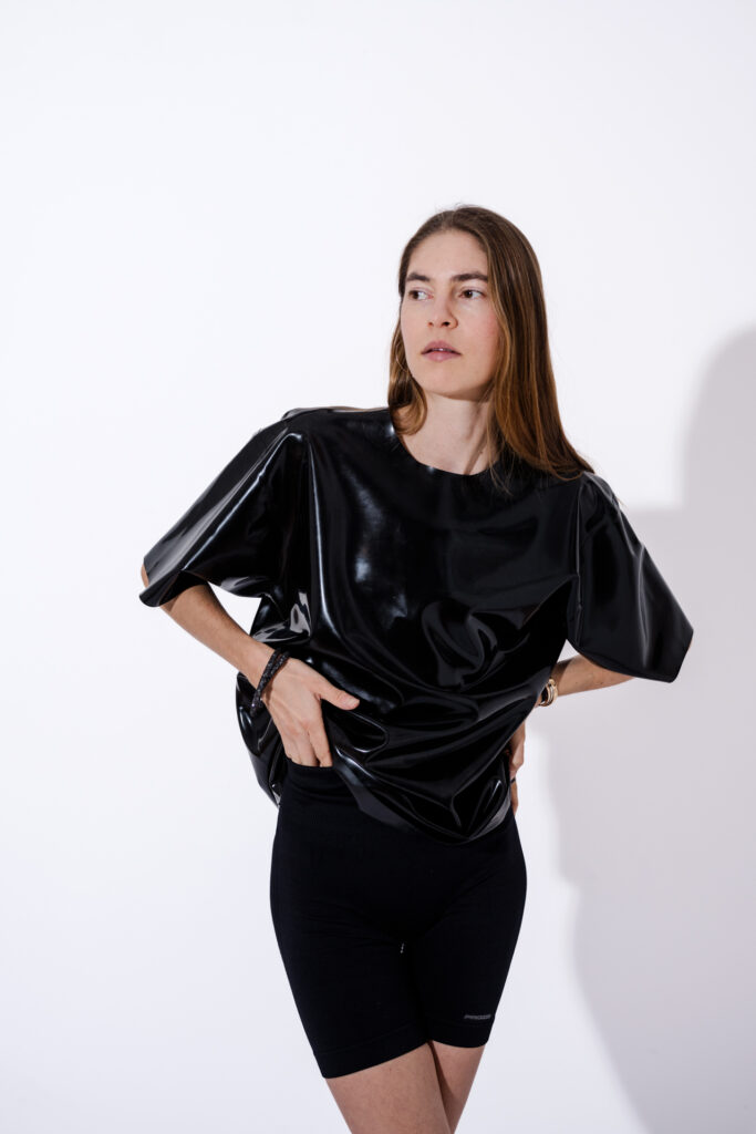 Oversized Latex T-Shirt