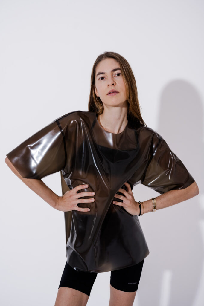 Oversized Latex T-Shirt